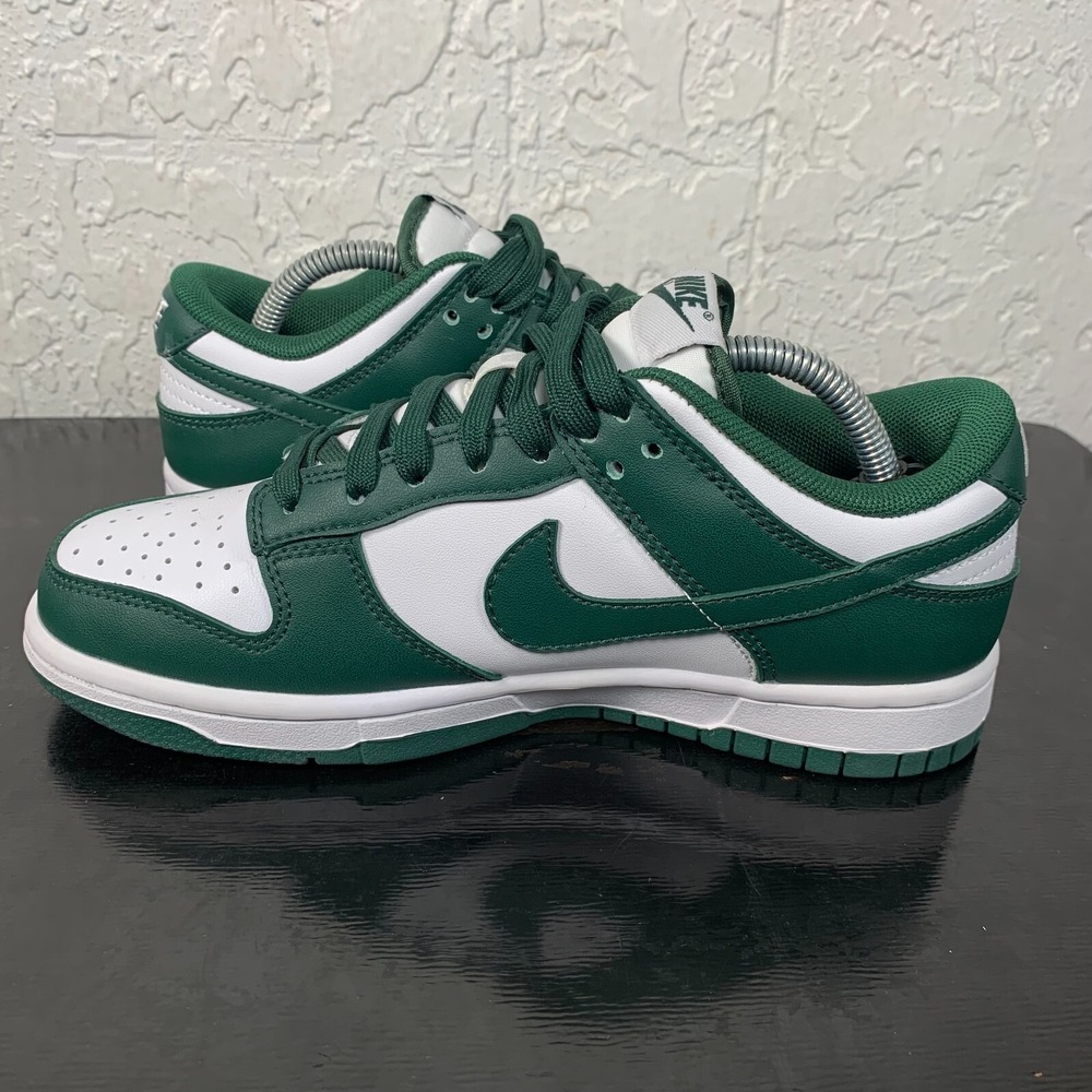 Nike Dunk Low Pro Womens Size 6 Shoes Green White Sneakers DQ8580-100 - Picture 4 of 9